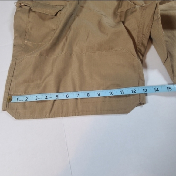Men's Tan Cargo Shorts NWT Size 6XL Comfy Casual - Picture 10 of 11